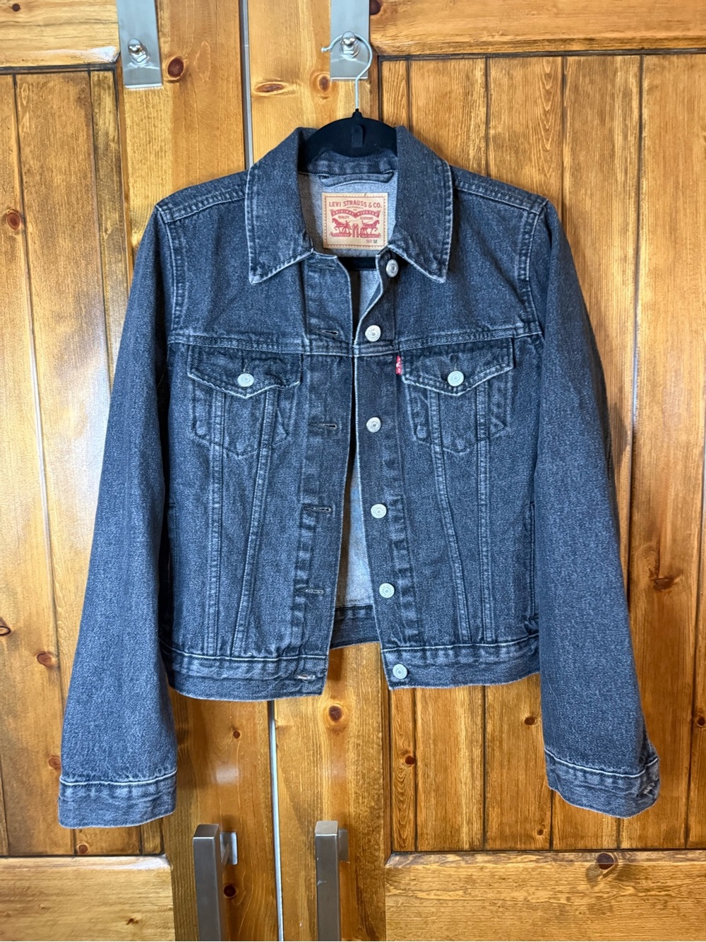 Levi's Charcoal Black Original Trucker Jacket